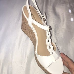 Liz Claiborne white heels